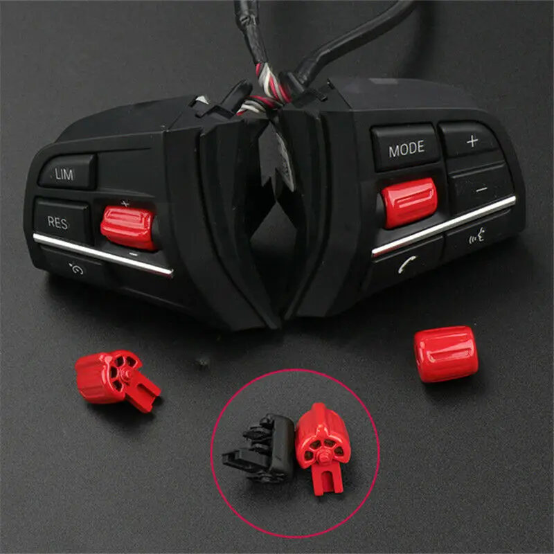 

Глянцевая красная кнопка переключения рулевого колеса для BMW 5 F10 2011-2017, красная