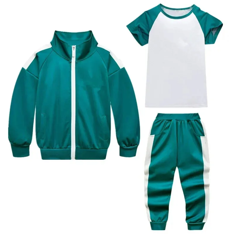 

New Customized Game 2 Kids Tracksuit Pants Set Cosplay Costume Player Number 230/456 Tracksuit Outfits Uniform Party Clothes