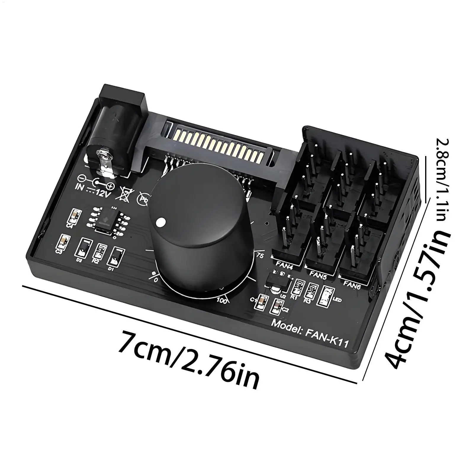 محور وحدة تحكم بمروحة الكمبيوتر، محور محول مروحة الكمبيوتر الشخصي، ملحقات تبريد واجهة 4 دبوس لخادم محطة العمل وغرفة الألعاب والكمبيوتر المحمول