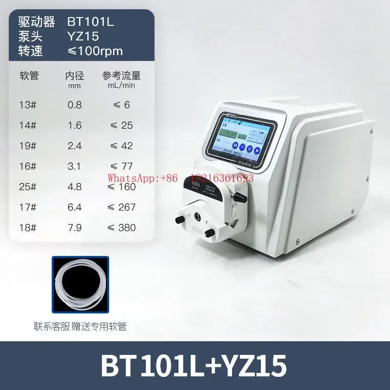 Limited Offer BT101L Laboratory Flow Digital Peristaltic Pump Small Multi-channel Constant Flow Chromatography Filtration Preci