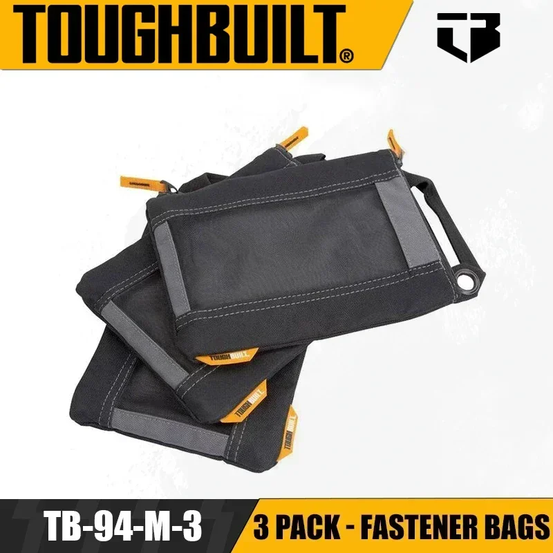 

TOUGHBUILT TB-94-M-3 3 Pack - Fastener Bags Storage Tool Bags Nail Bags Power Tool Accessories