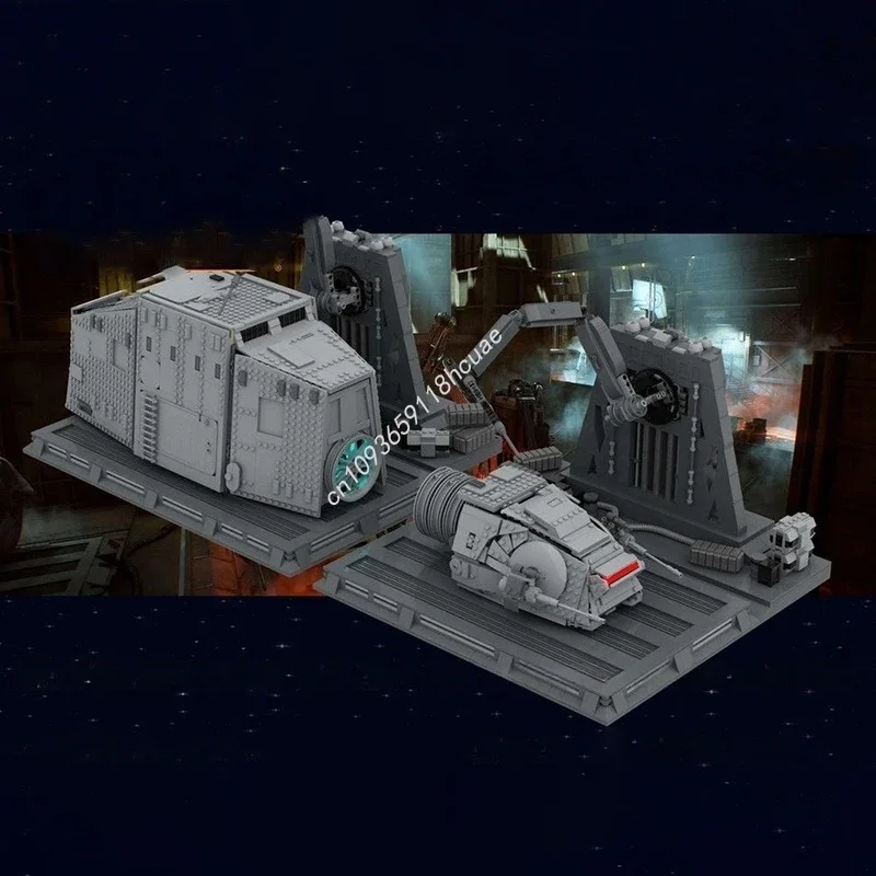 

6351 деталь MOC Battlefront II AT-AT Imperial Factory Star Battle Building Blocks — конструктор для подростков, рождественский подарок, коллекционная модель для взрослых.
