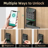 Viladepot Smart Lock Fingerprint Door Lock TYPE-C Interface App Control Passcode Unlock Electronic Touchscreen Keypad Handle 3