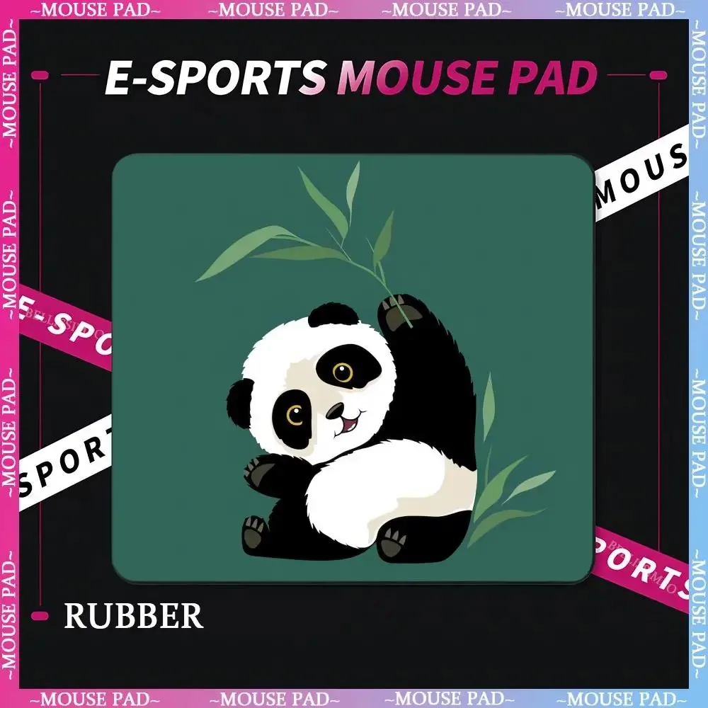 

Panda cute animal small computer mouse pad gaming accessories computer player full set of cheap gaming keyboard pad desk mat