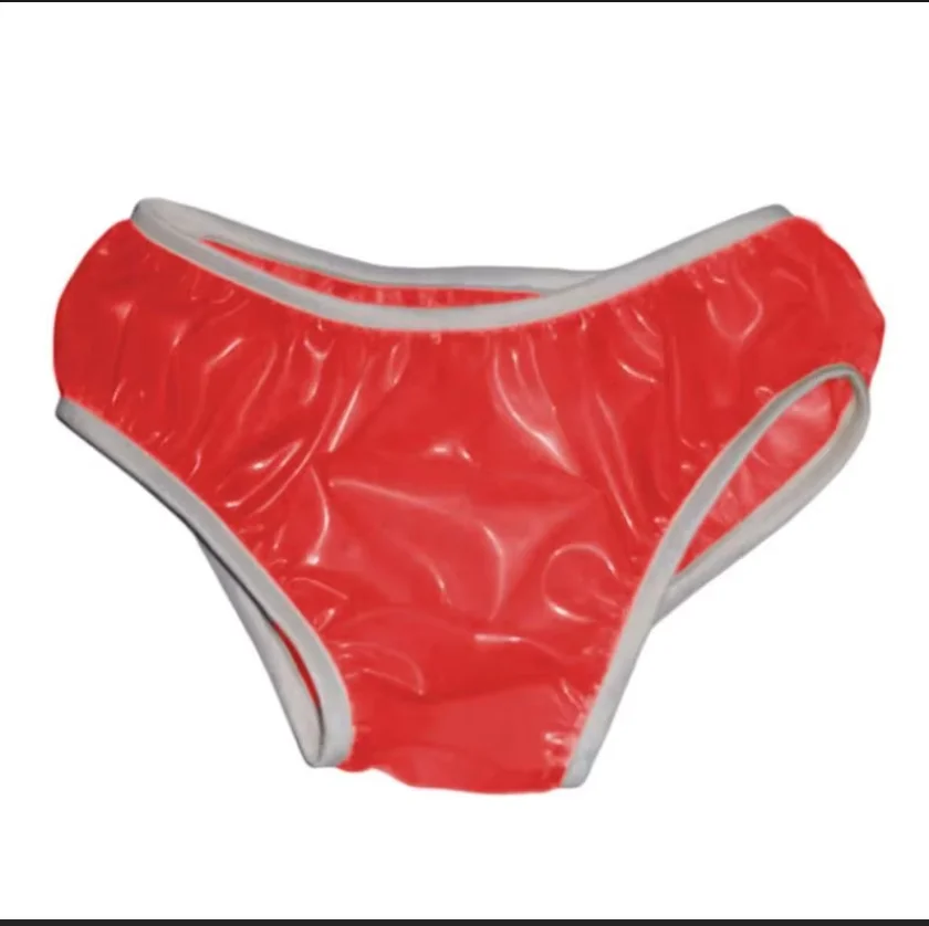 

Сексуальные прозрачные треугольные шорты из ПВХ для интимных вечеринок, водонепроницаемое прозрачное белье, настраиваемые, хит продаж