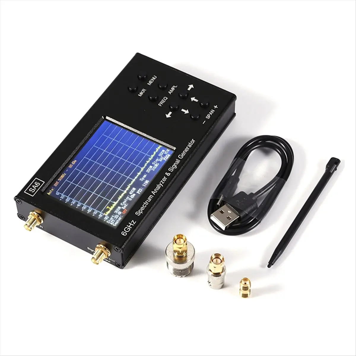 Friendly!SA6 Handheld Spectrum Analyzer Wi-Fi CDMA Lab 35-6200Mhz Signal Test Signal 6G Portable Tester