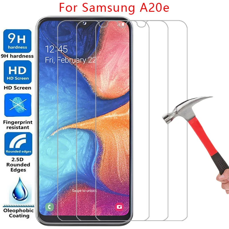 screen protector for samsung galaxy a20e protective tempered glass samsunga20e galaxya20e ae20 a 20e 20 a20 e phone film glas 9h