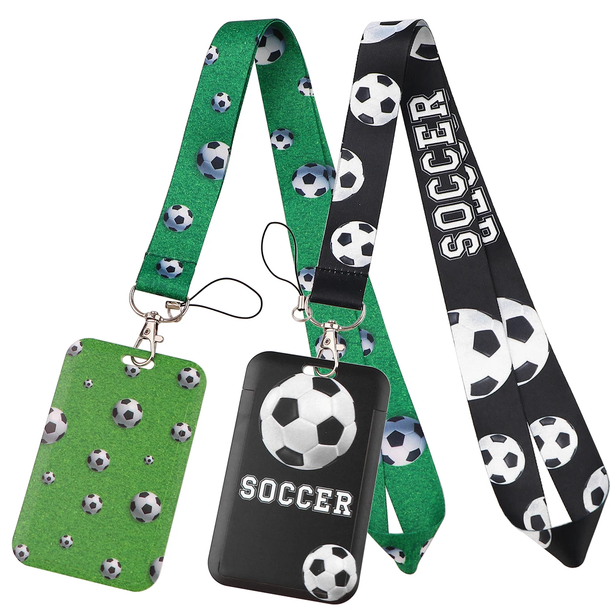 Soccer Sport Lanyard Card Holder for key Athletes ID Card Cell Phone Straps Badge Holder DIY Hanging Rope Accessories Student