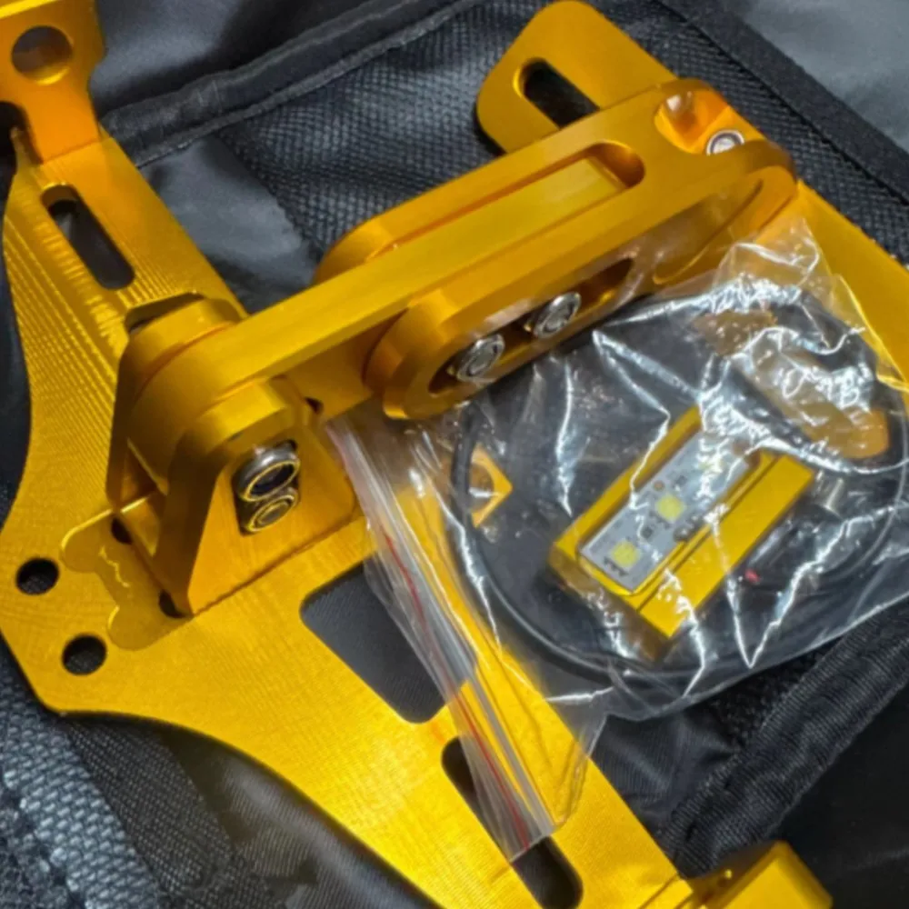 

NMAX 125 155 License Plate Holder Number Plate Frame For YAMAHA N-MAX NMAX155 NMAX125 Accessories LED Light Bracket Turn Signal