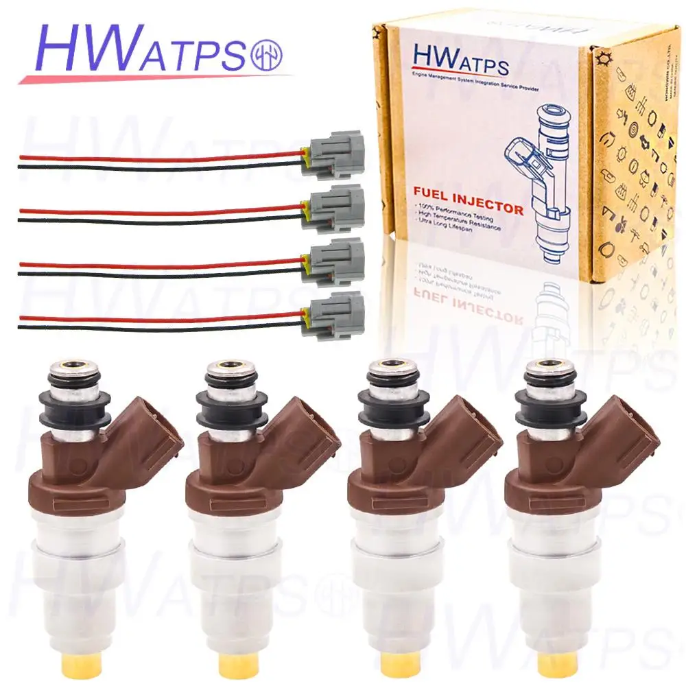 

4 шт./4 компл. FJ377, новая топливная форсунка для Toyota 4Runner T100 Tacoma Hilux Land Cruiser Prado 84212305 5421219 217-1985