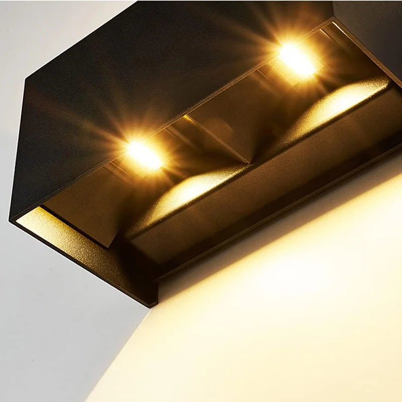 Imagem -04 - Impermeável Led Wall Light Lâmpada de Jardim ao ar Livre Varanda Lâmpada Corredor Arandela Interior Quarto da Escada 85265v Ip65