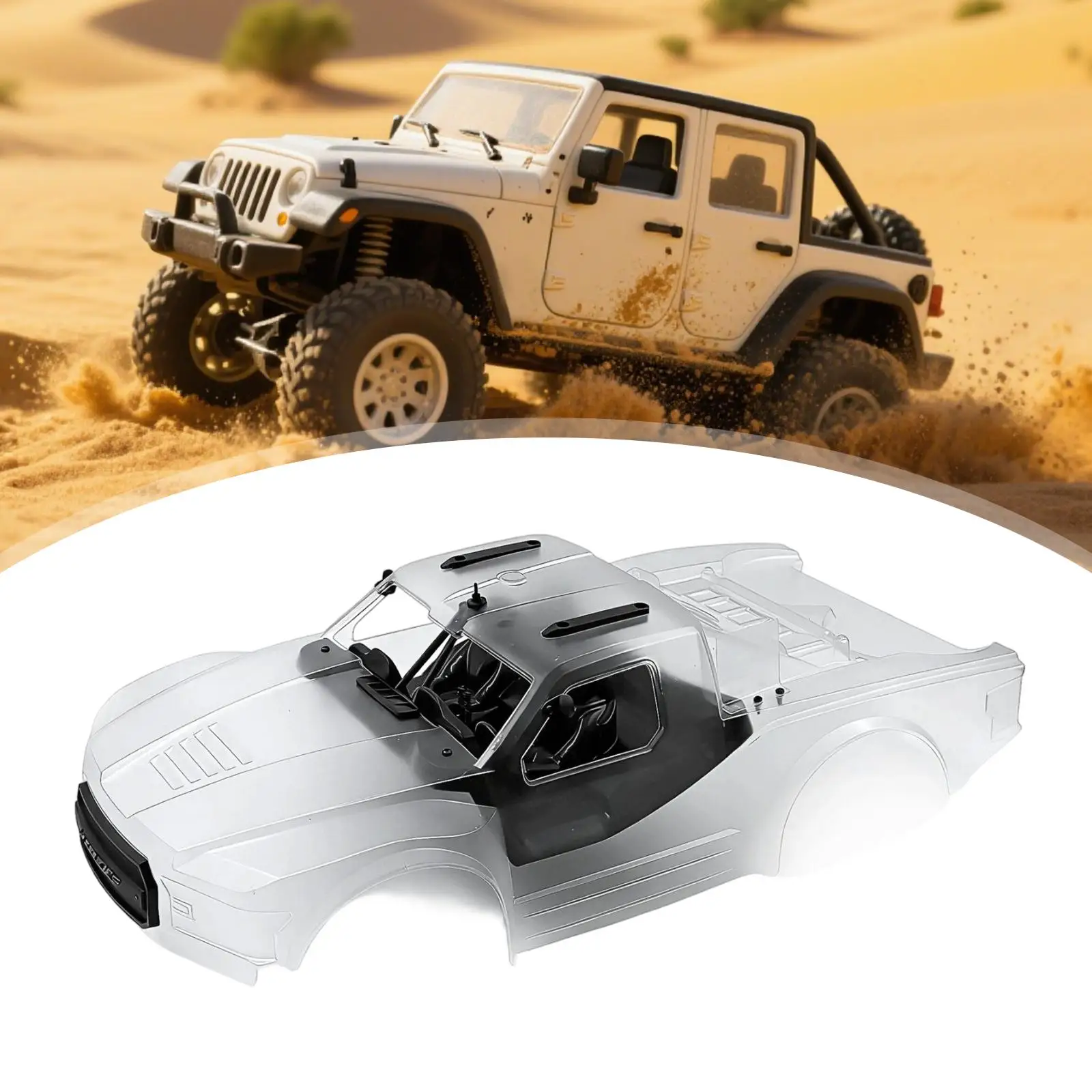 1/10 RC Car Body Housing Accessories Easy to Install Practical Premium RC Car Part