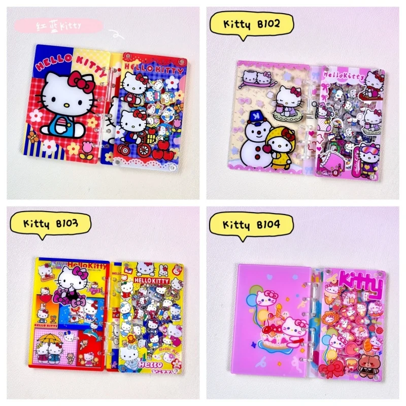 

A7 Acrylic Shaker Card Album Diy Photo Album Cute Fun Cartoon 3-Inch Card Holder Girl'S Notebook Back To School Birthday Gift