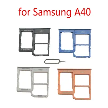 Pro Samsung Galaxy A10 A20 A30 A40 A50 A60 A70 A80 A10s A20s A30s telefon Nový držák SD karty SIM karty černý 10 nejlepší prodej Panel Samsungu Galaxy A20 - №6
