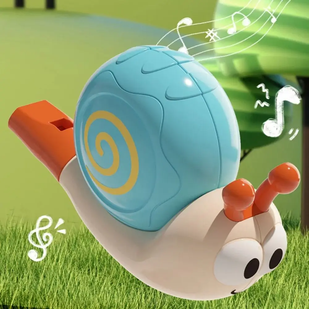 Musical Instrument Snail Whistle Clarinet Pronunciation Training Snail Musical Whistles Washable Baby Interactive