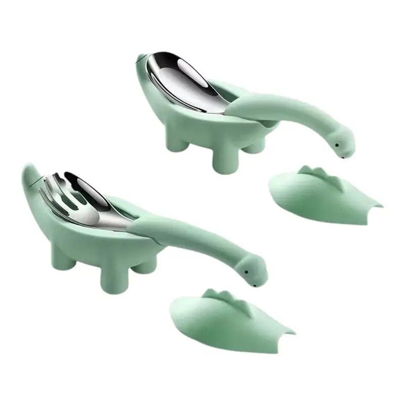 ysun-–-ensemble-de-couverts-pour-bebe-en-forme-de-dinosaure-cuillere-et-fourchette-pour-l’alimentation-des-nourrissons-vaisselle-a-motifs-de-dessins-animes-ustensiles-pour-l’alimentation-des-bebes-couleur-verte