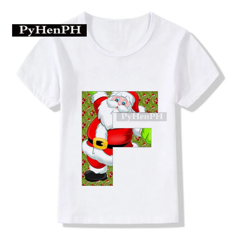 عيد ميلاد سعيد التي شيرت جديد الكرتون عيد الميلاد رسالة الأطفال قصيرة الأكمام تي شيرت للأطفال ملابس الاطفال ملابس الاطفال