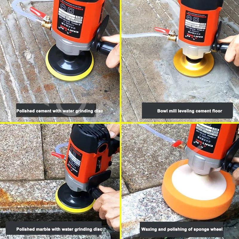 900W 220V  Water Mill Electric Water Injection Sander Polisher Marble Granite Concrete Stone Wet Polisher Equipment