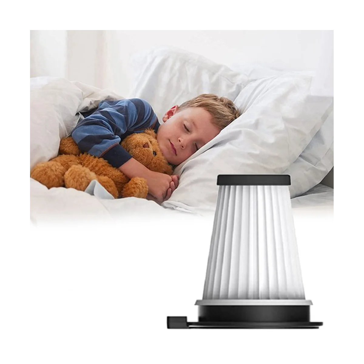 Filtro Hepa de repuesto de 4 Uds apto para accesorios de aspiradoras inalámbricas