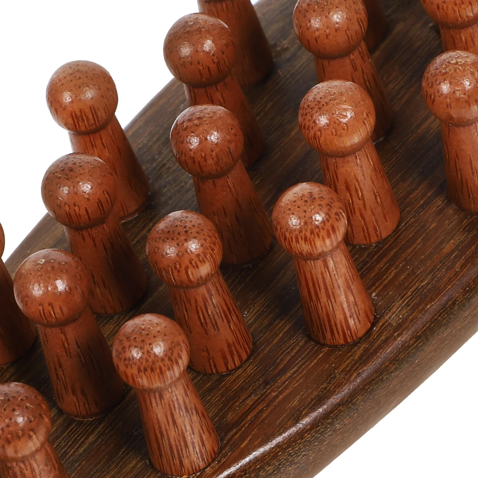 

Массажная расческа с деревянными широкими зубьями для ухода за кожей головы, портативный распутыватель волос, эргономичная ручка, удобный гладкий массажный инструмент для женщин