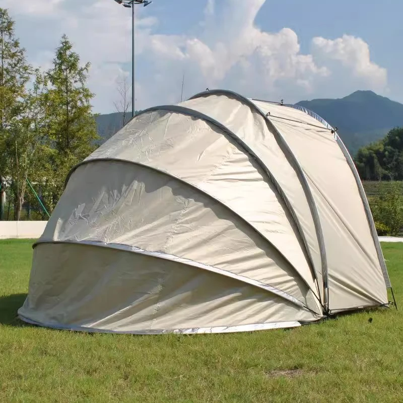 Tienda de campaña tipo túnel para bicicleta y motocicleta, 1 salón, 1 habitación, almacenamiento de caracoles, exterior, Camping, turista, portátil, duradero, parasol de viaje, resistente al agua