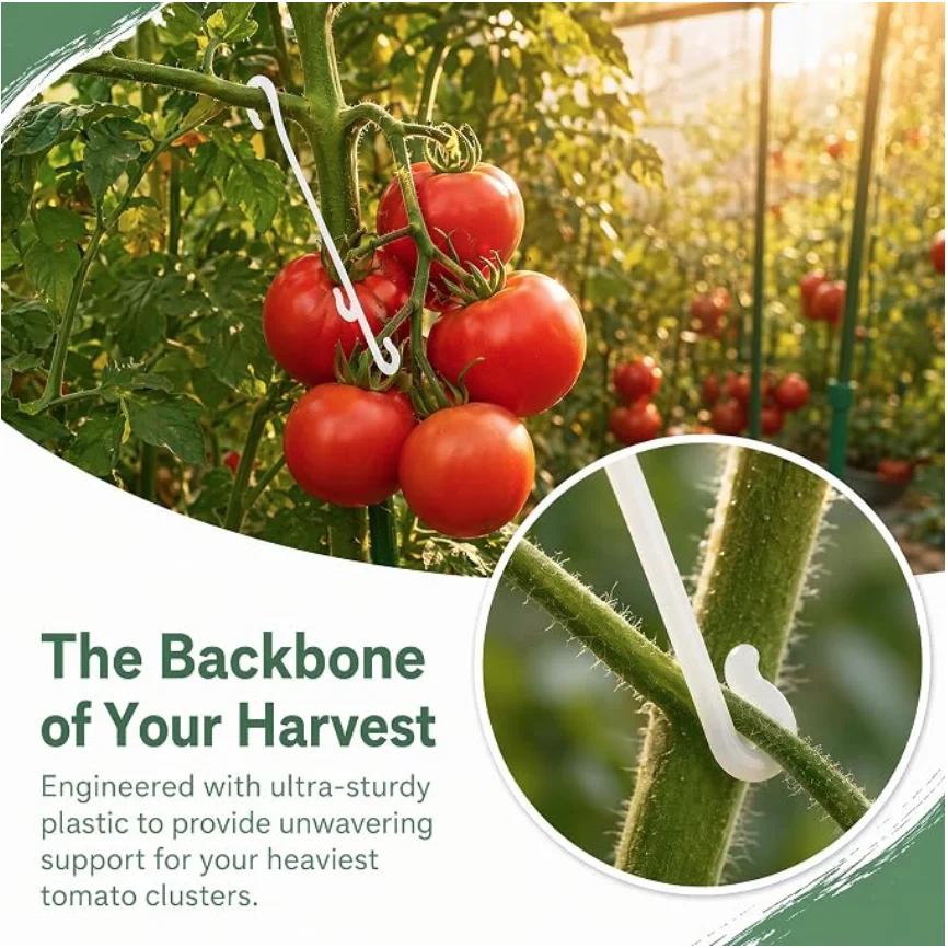 J-shaped Hook Fruit Support Fixing Anti-falling Tool for Tomatoes Grapes Climbing Fruits Vegetables Plants Gardening Accessories