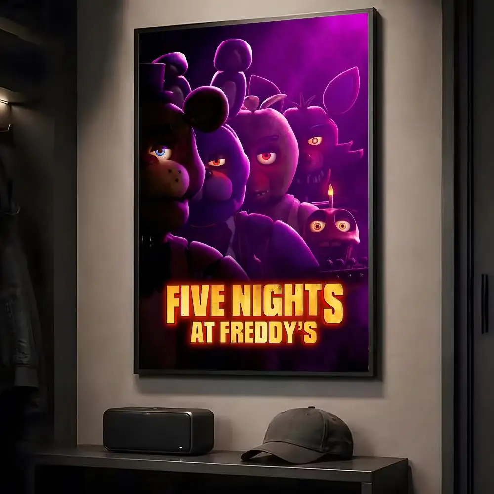 Fnaf Five-nights-At-Freddys Painting Calligraphy HD Art Wall Room Decor Home Waterproof Home Living Bar Decorative Paintings