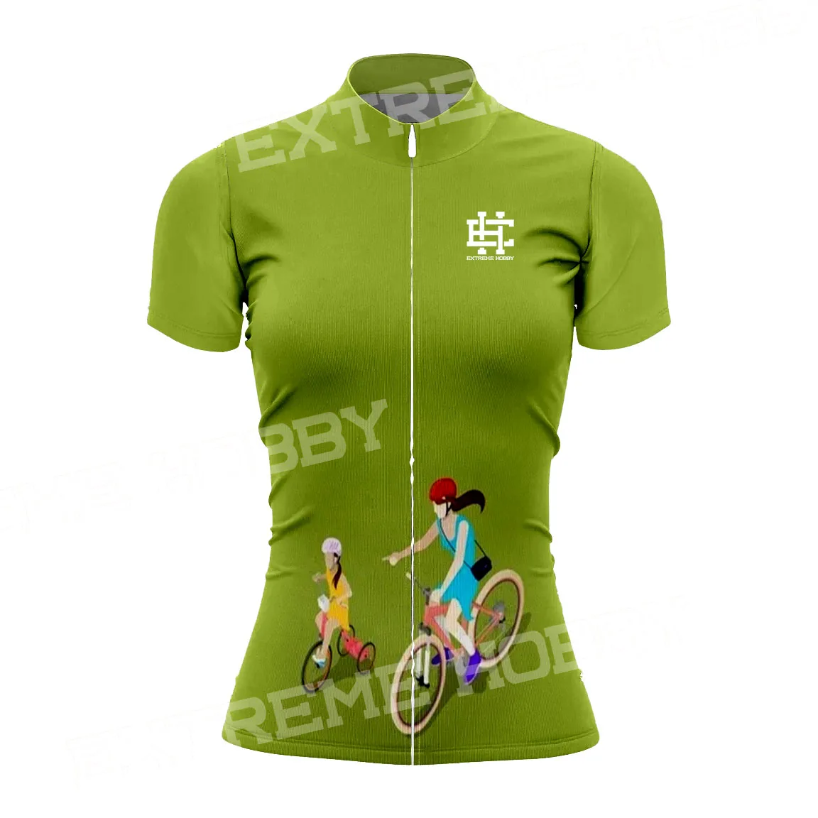 EXTREME HOBBY Women's Short Sleeve Summer Breathable Quick Drying MTB T-shirt Ciclismo Bike Jerseys Outdoor Bicycle Cycling Suit