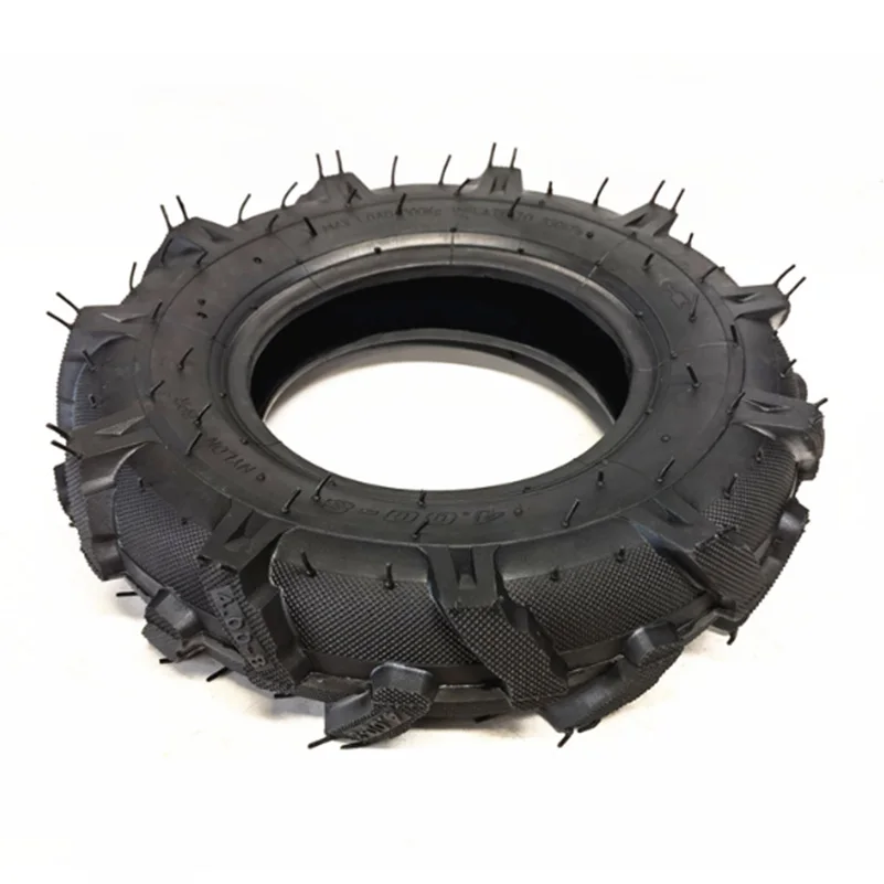 Herringbone 4.00-8 Tyre Parts Agriculture Tire Tractor s Micro Cultivator Agricultural Machinery 400-8 Rubber