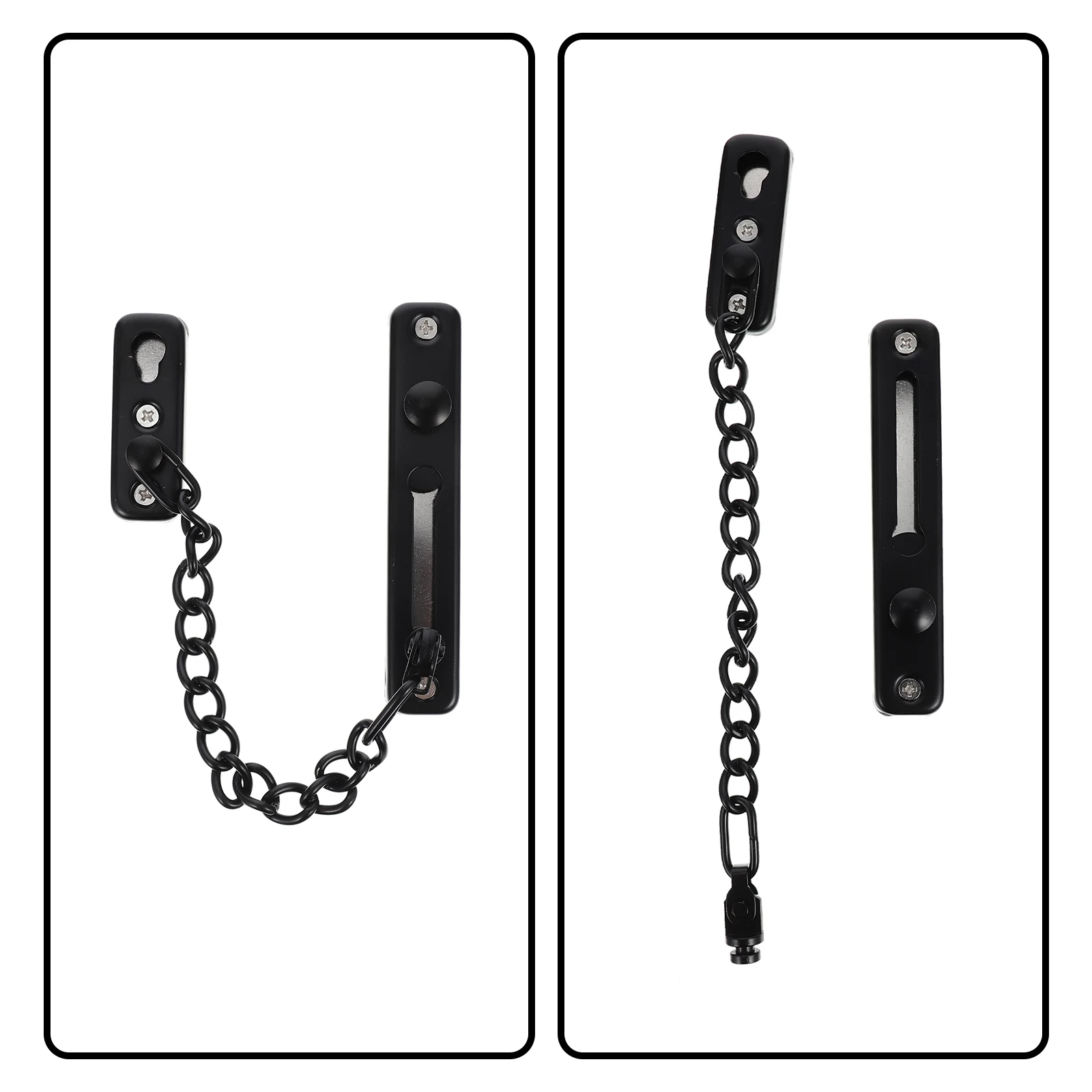 

Childproof Door Chain Lock Heavy Duty Stainless Steel Security Chain Lock for Inside Door Extra Safety and Anti-Theft Protection