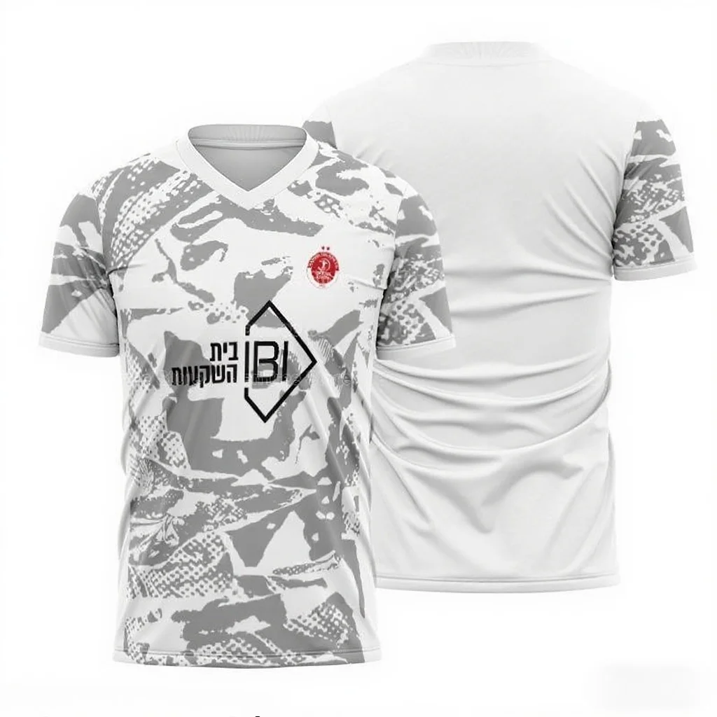 2026 Hapoel Tel Aviv FC Mode-Trikots mit Team-Emblemen, Sponsor-Logos und einzigartigen Designs für echte Fußballfans, Familien-Matching Y2k – Detail 10
