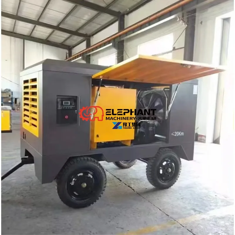 Hot Sale Pipeline Engineering Air Compressor Stable Pressure Output for Pipeline Laying and Maintenance Operations