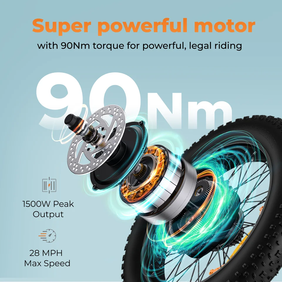 ENGWE EP-2 3.0 E-Bike 48V 15Ah 500W Motor Hydraulic Brake Smart Unlock City Commuter image 3