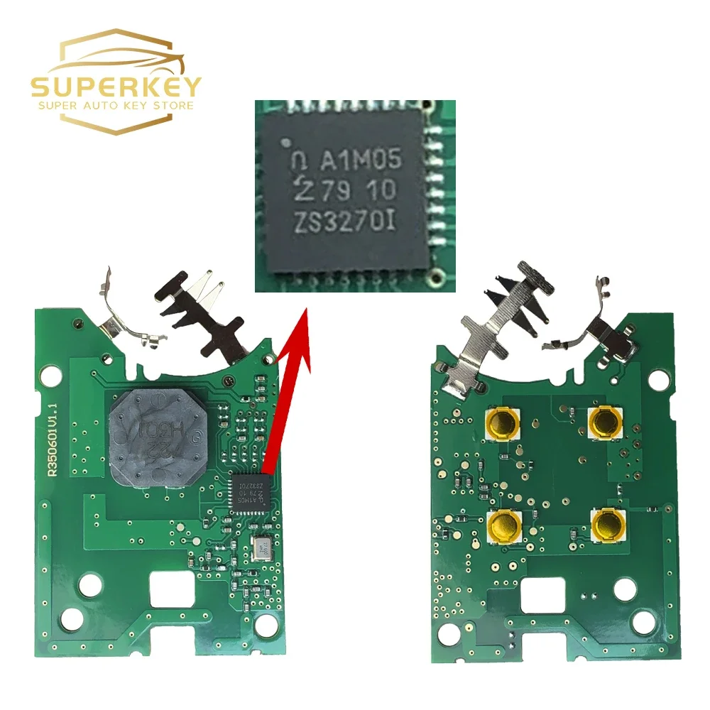 SUPERKEY KR5IK4CH-01 Smart Card Key PCF7953M 4A Chip 434Mhz For Renault Megane 4 Espace 5 Kadjar Talisman 2016 2017 2018 2019