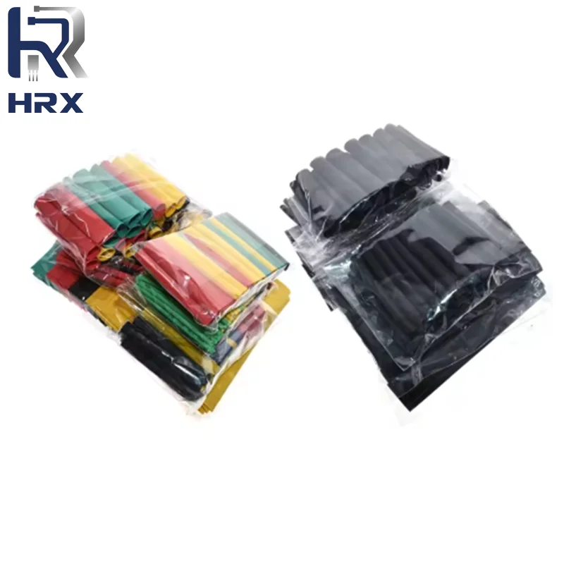

127Pcs / 328Pcs Car Electrical Cable Tube kits Heat Shrink Tube Tubing Wrap Sleeve Assorted 8 Sizes Mixed Color