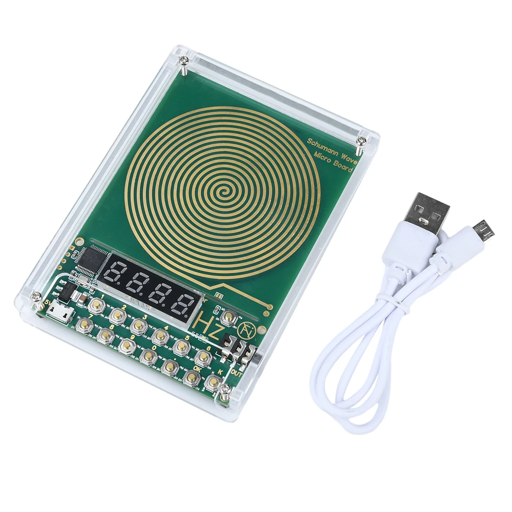 Adjustable 0.1Hz-100000Hz 7.83HZ Schumann Resonance Ultra-low Frequency Pulse Wave Generator Audio Resonator DC 5V