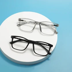 Mannen en Vrouwen Helder Brilmontuur Vierkant TR90 Volledige Rand Transparante Bril Voor Recept Lenzen Bijziendheid Lezen Multifocaal