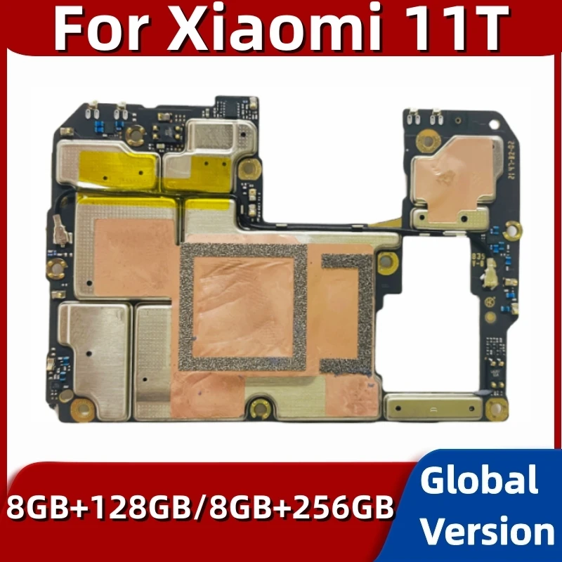 Motherboard For Xiaomi 11T, 21081111RG, 128GB, 256GB, Original Mainboard, With Demensity 1200 Processor