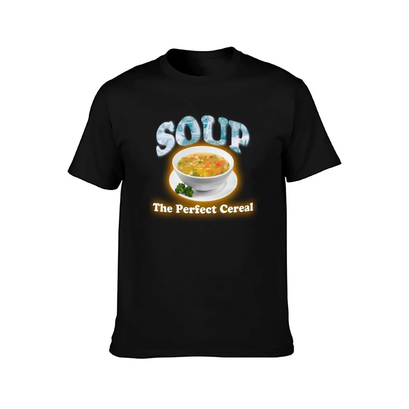 Soup, the Perfect Cereal Meme T-Shirt, Summer Casual Cotton Tee, Oversized Streetwear Tops, Vintage Graphic Print, 100% Cotton