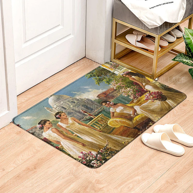 House entrance carpet Home Colorful animals doormat  Room Bath mat Foot mat bathroom non-slip mat Kitchen water absorption mat