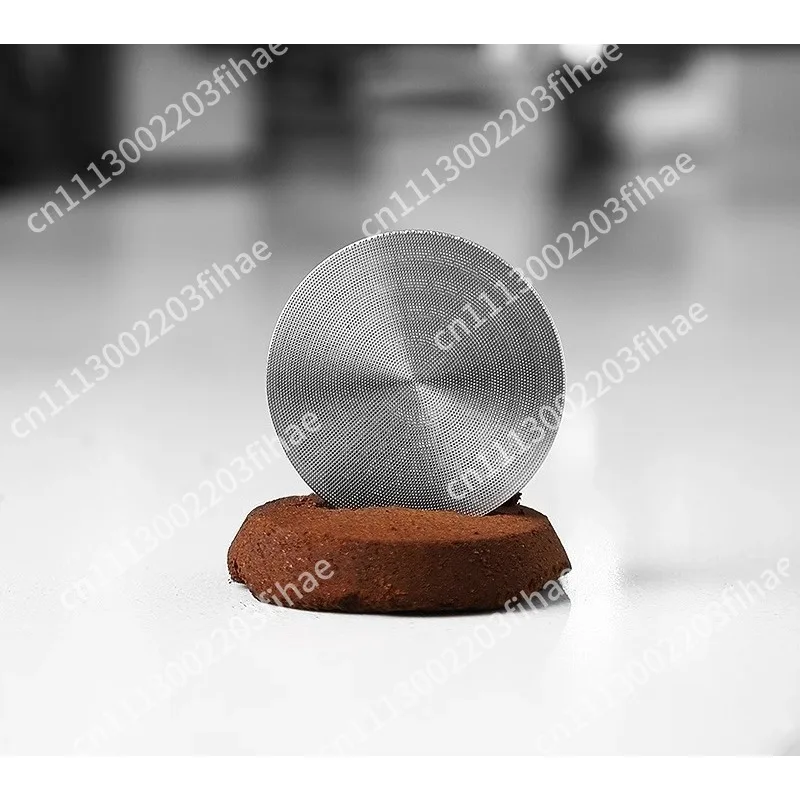 Secondary water distribution network espresso bowl sintered sheet uniform extraction stainless steel filter