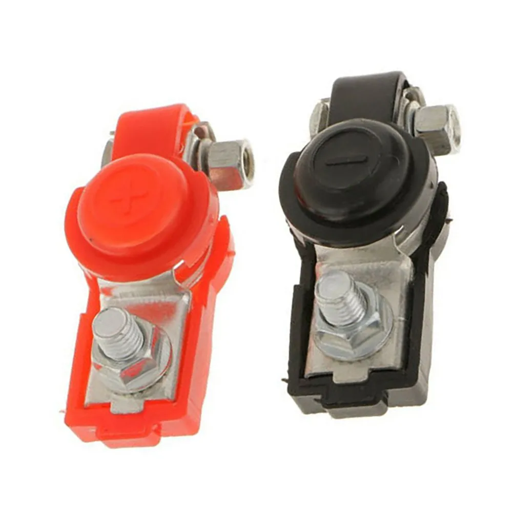 

Комплект из 2 регулируемых зажимов для автомобильных аккумуляторов, совместимых с положительными и отрицательными клеммами, для легковых автомобилей, фургонов и лодок