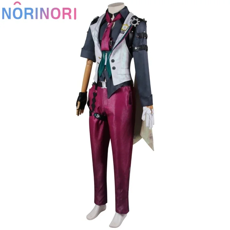 Honkai Star Rail Gallagher Cosplay Costume Wig Pants Shirt Vest Tie Suits Men Halloween Party Carniavl Roleplay Outfits Suit