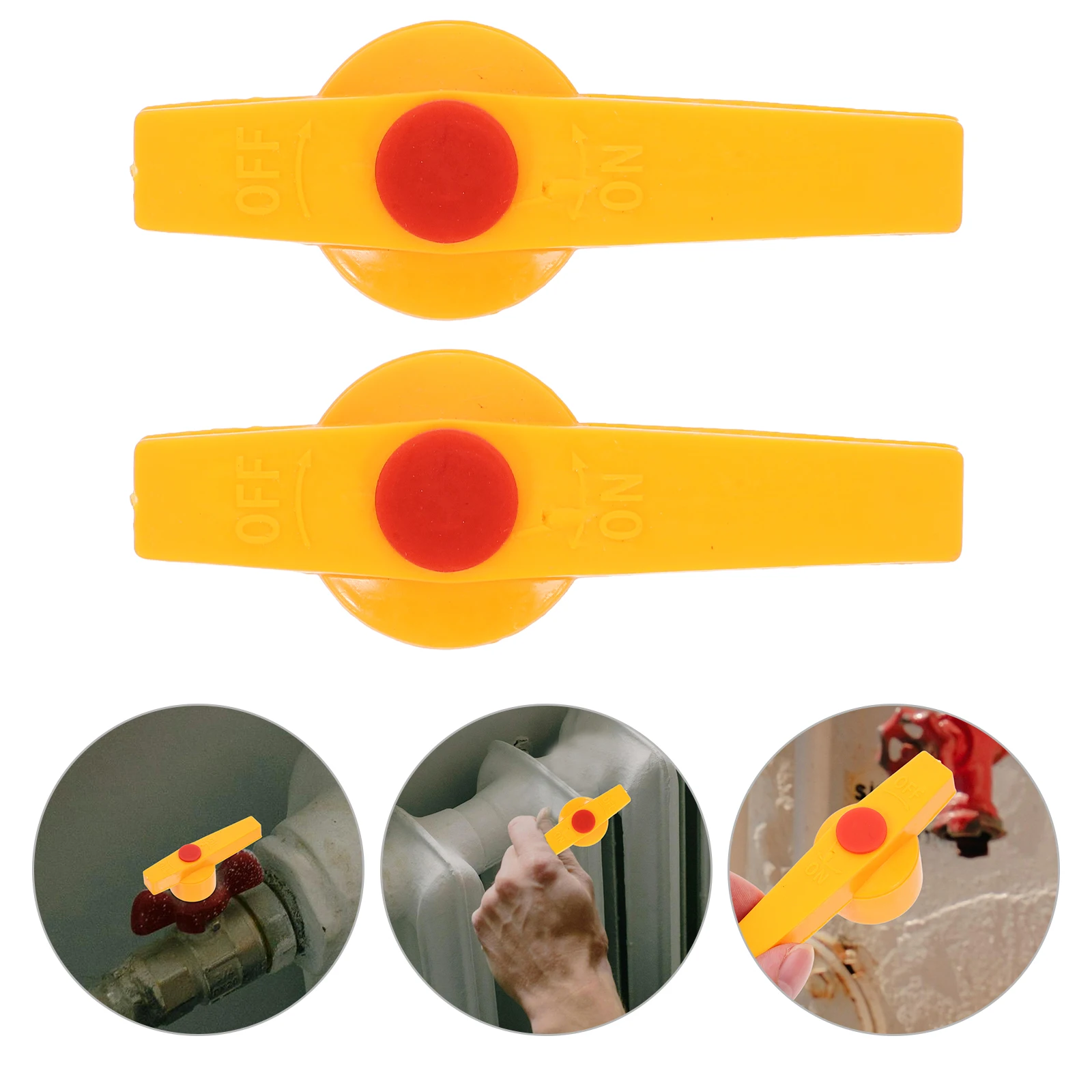 

2 Pcs Plastic Replacement Handle for Water Shut Off Valve Sprinkler Valve T Handle High Plumbing Hardware for