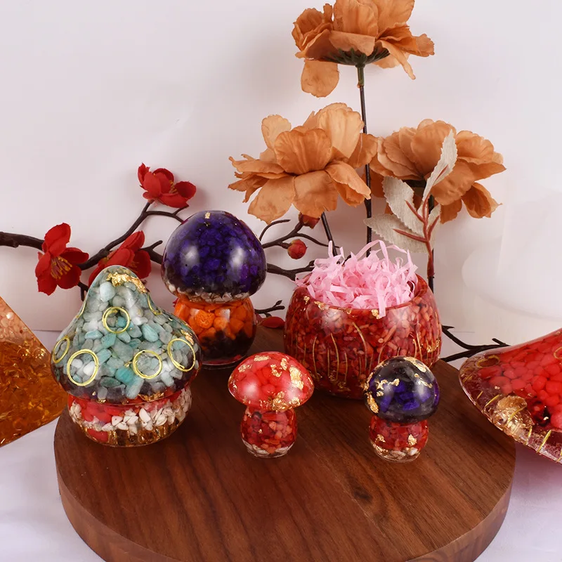 Multi-function Mushroom Heart Storage Boxes for DIY