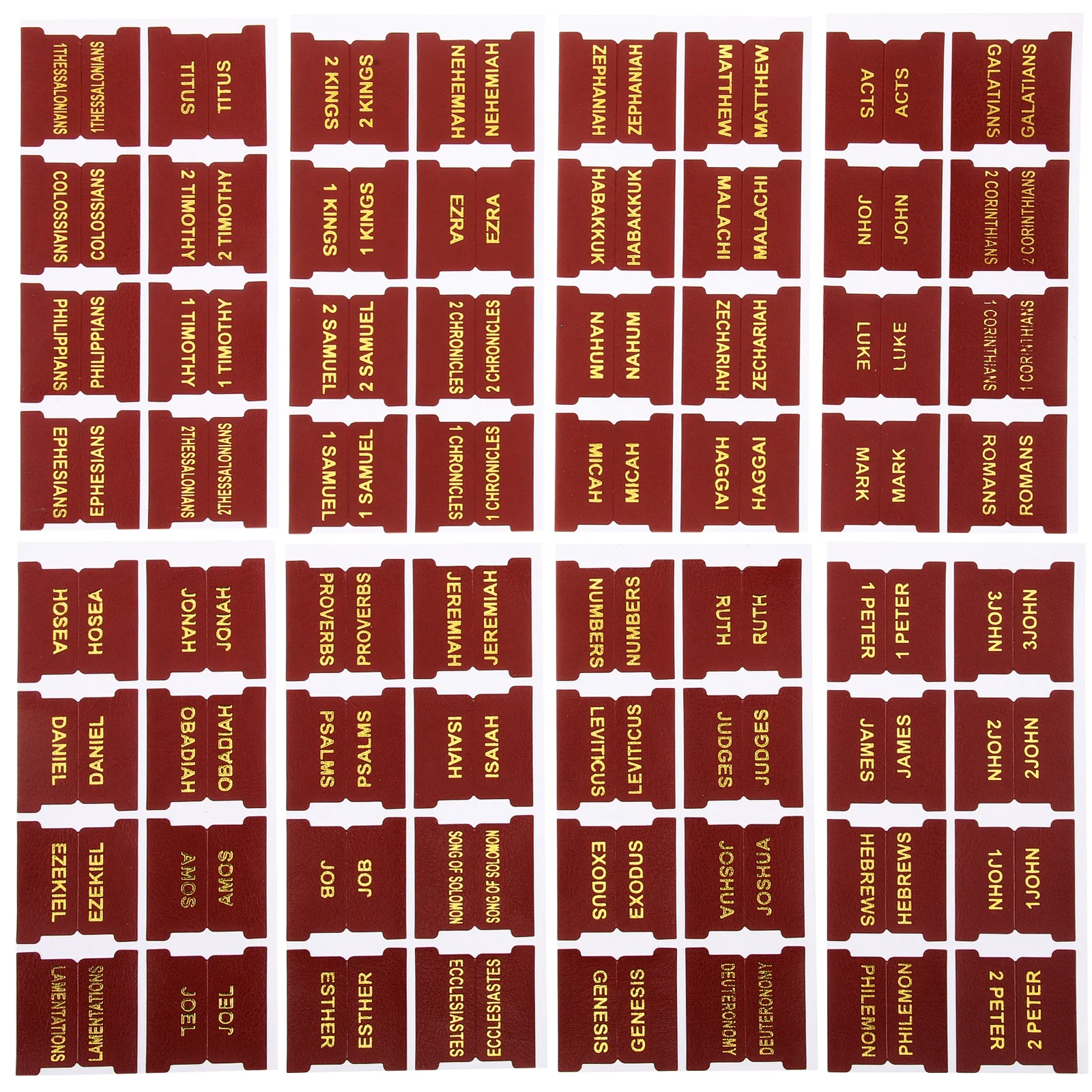 

1Set Bible Index Tabs Book Dividers Practical Accessories Comfortable Hand Feeling Bible Tabs Book Accessories