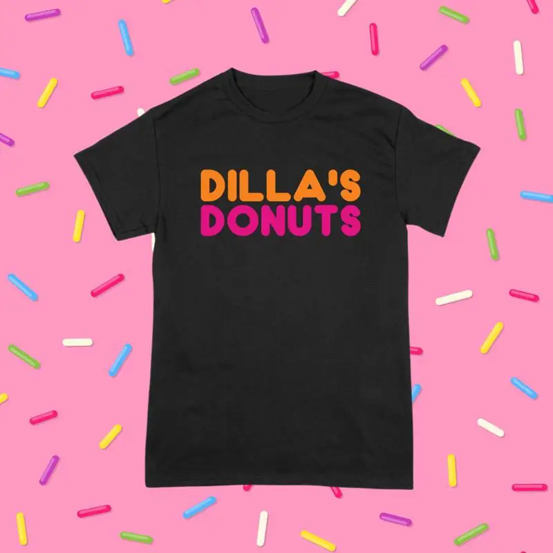 

Dilla's Donuts T Shirt J Dilla Black