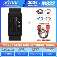 XTOOL M822 M821 Adapter For Benz For Toyota 8A AIl Key Lost Programming Need Work With KC501 Programmer For X100PAD3 X100MAX