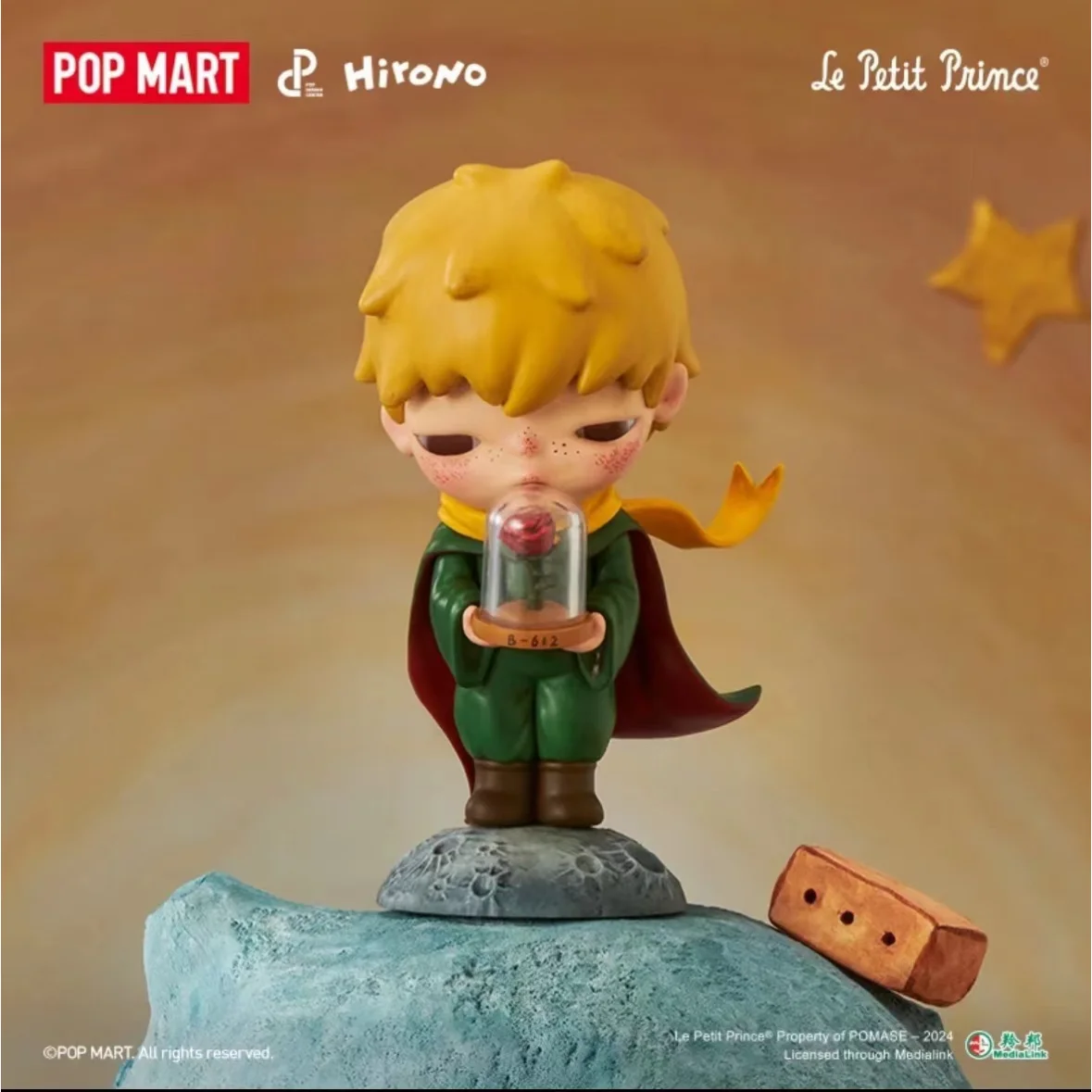 

POP MART Hirono x Le Petit Prince Serie Blind Box Toys Mystery Box Mistery Caixa Фигурка Сюрприз Симпатичная модель Рождественский gif