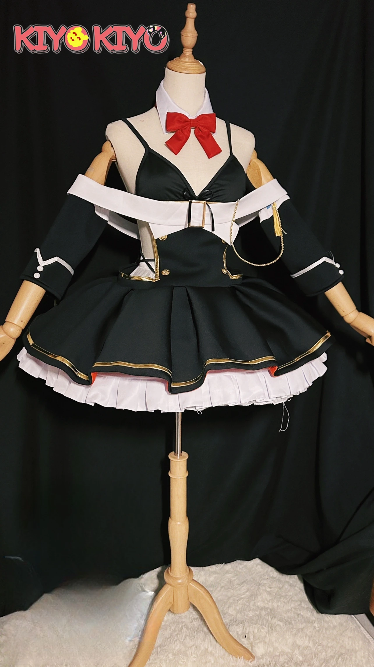 

KIYO-KIYO Custom Made/Size Azur Lane HMS Vampire Cosplay Costume Game HMS Vampire Dress Female Halloween Costume